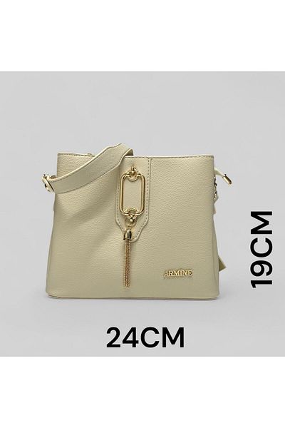 Armine Hand and Arm Bag Shoulder Bag with Card Holder and Bracelet Gift Vs.Blkt.0394