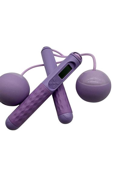 valkyrie Weight Bulk Counter Jump Rope Purple Without Rope