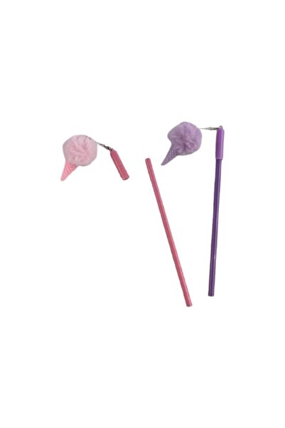 Dolphin Dondurma Kulağı Başlıklı Ponponlu Kurşun Kalem Wp-503