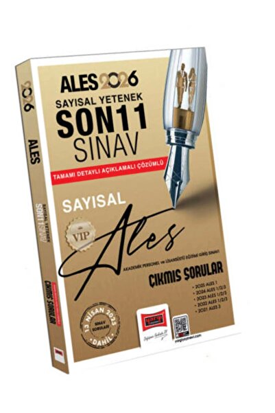 Yargı Yayınları 2026 ALES VIP Sayısal Yetenek Son 11 Sınav Çıkmış Sorular (13...
