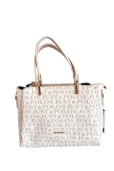 Just Polo Jp2120 Women's Monogram Printed Hand and Shoulder Bag Ozt2120