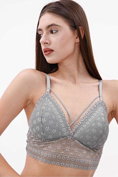 YAKAMOZ34BUTİK DANTELLİ İPLİ BRALET