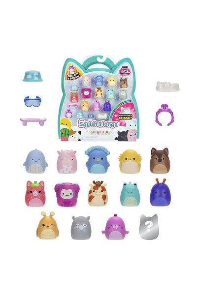 Squishmallows Squish-A-Longs 14 Figure Ring Set Series 2 Al0066
