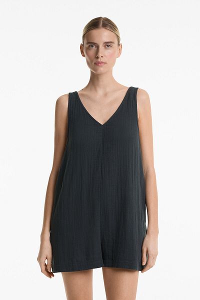 Oysho Short 100% cotton jumpsuit