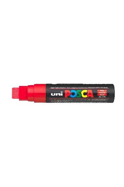 Uni Posca PC-17K Painting Marker 15 mm Chisel Tip RED