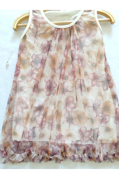 PİNPON Çiçek Baskılı Şortlu Takım