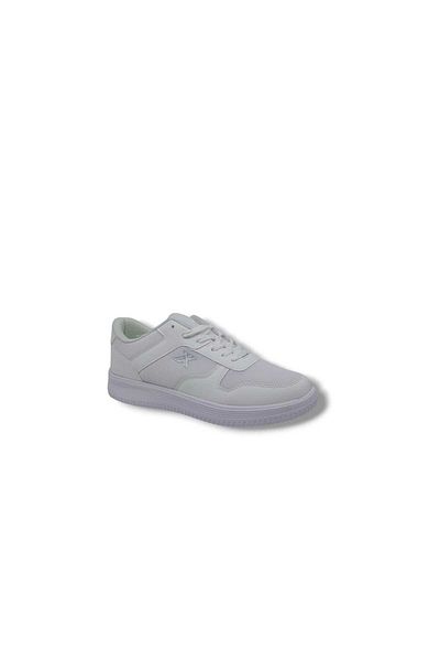Zerhan Lutton 4027 Men's White Mesh Thick Sole Large Size Sports Shoes 45 46 47 48