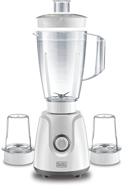 Other Black+Decker Countertop Blender BX4000-B5, 400W, 1.5L, 300ml Grinder, White