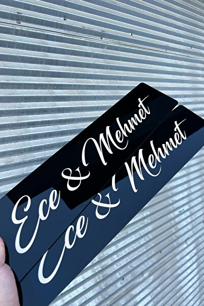 Atalya Reklam ve Tasarım Kişiye Özel İsimli Pleksi UV baskılı Düğün , Nişan G...