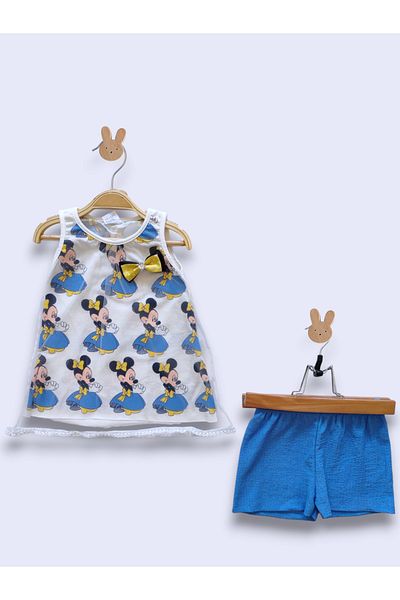 PİNPON Tulle Floral Shorts Set