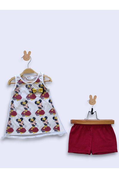 PİNPON Tulle Floral Shorts Set