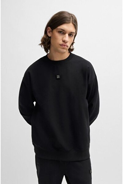 HUGO Logo Cotton Crew Neck Relaxed Fit Sweat Men's SWEAT50509270 001
