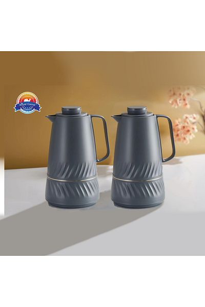 DVINA Royal Camel 2-Piece Tea and Coffee Thermos Set 1L + 1L