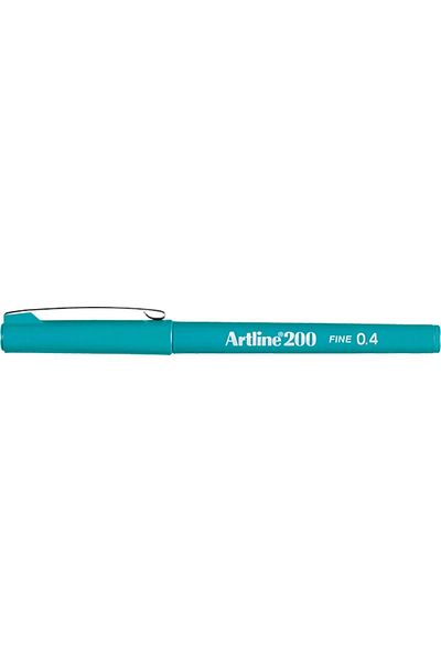 artline 200 Fineliner 0.4mm Felt Tip Pen Turquoise