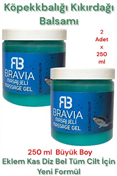 ULFİSU COSMETİCO Shark Massage Cream - 250 ml 2 Pcs