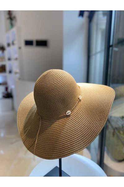 Zeynep Keskin Design Сламена шапка, плетена сламена шапка, плажна шапка