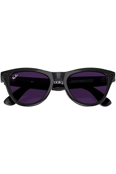 Ray-Ban Meta Smart Glasses, SKYLER Style, AI-Powered Photo Video Capture, Smart Audio (FRAME - SHINY