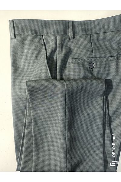 LAMPART Regular Polyviscose Fabric Trousers