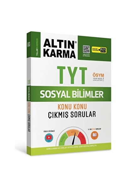 Altın Karma Yayınları Altın Karma Tyt Sosyal Bilimler Konu Konu Çıkmış Sorular