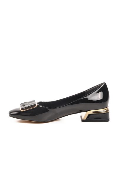 AYK'S Black Patent Leather Women's Evening Dress Shoes 88924550 Z