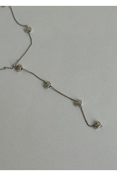 KİLİGİSTANBUL KALPLİ Y KOLYE (DEKOLTE KOLYE) 40+5 CM