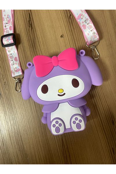 synshop My melody melodi rabbit ears sanrio silicone bag wallet women teenager girls children doll