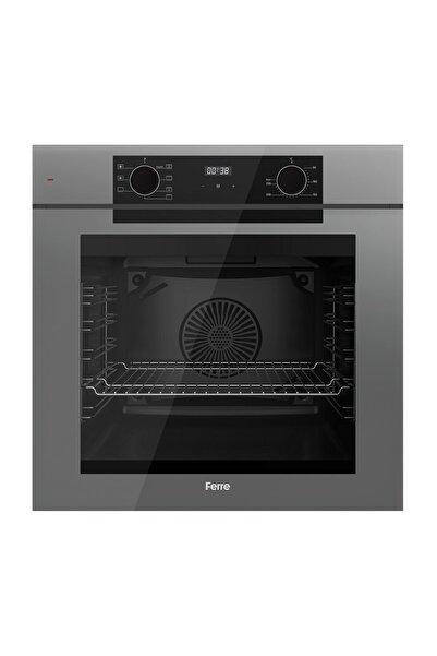 Ferre QEP63CPR New Fryart Gri Ankastre Fırın (0+7 KONUM)