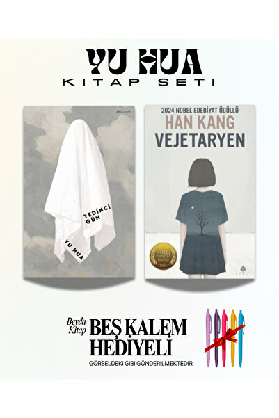 Jaguar Kitap Yedinci Gün - Vejetaryen - Yu Hua (Yeni Kitap) - Kitap Seti - Be...