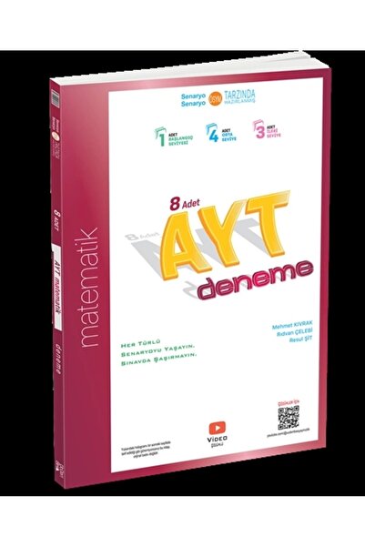 Üç Dört Beş Yayıncılık ÜçDörtBeş Yayınları AYT 8'li Matematik Deneme Yeni