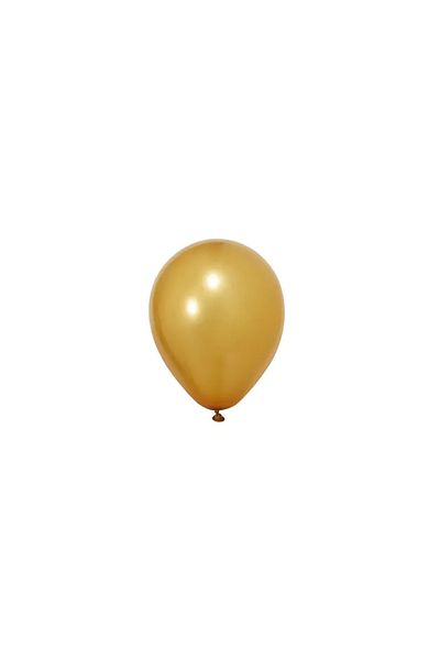 tedaks 20Pcs 12 Inch 30cm Metallic Gold Balloon Birthday Ornament
