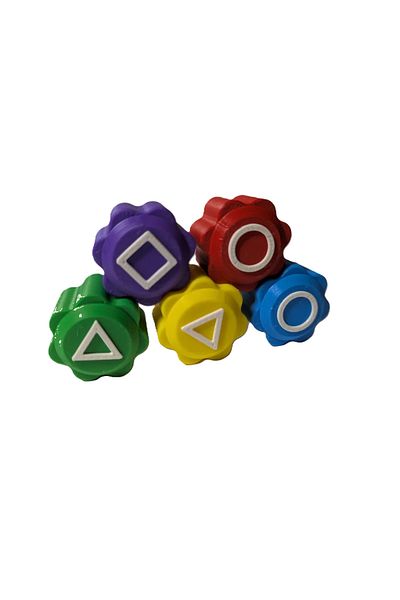 OEM Gonggi game set, Squid Game, 3D printed, multicolor