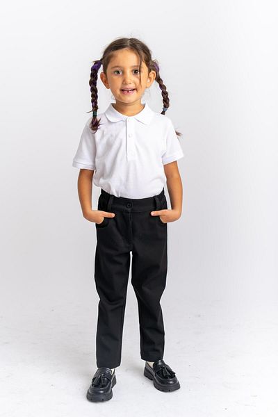 Cigit Kalhoty Lycra Gabardine 2-7 Years Black