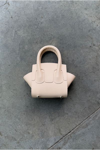 Mupa Shoes Women's Mini Hand and Shoulder Bag Cream