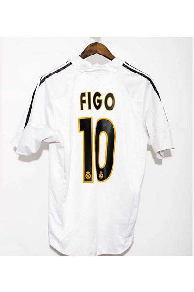 Lion Spor Luis Figo 2004-05 Season R'Eal m'Adrid Home Retro Jersey