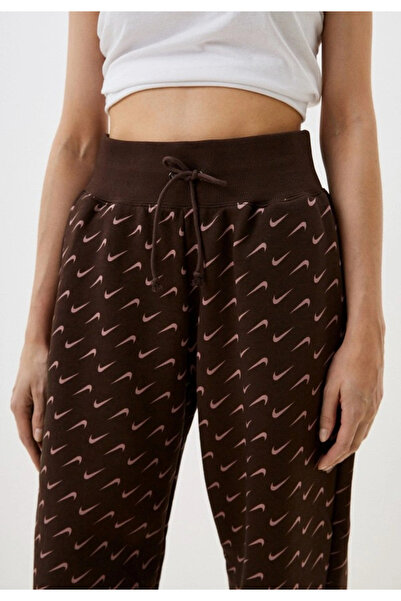 Nike Sportswear Phoenix Fleece Oversized All over Printed Women's Sweatpants Ndd Sport