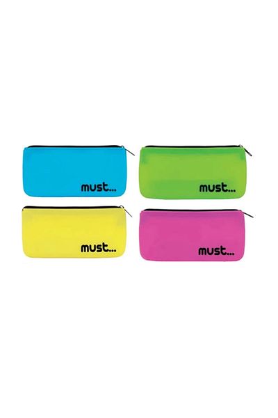 MUST Silicone Pen Bag Flo Plain 4 Different Colors