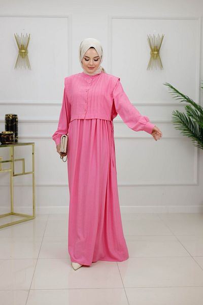 Enans Design Γυναικείο Φόρεμα Hijab Γιλέκο