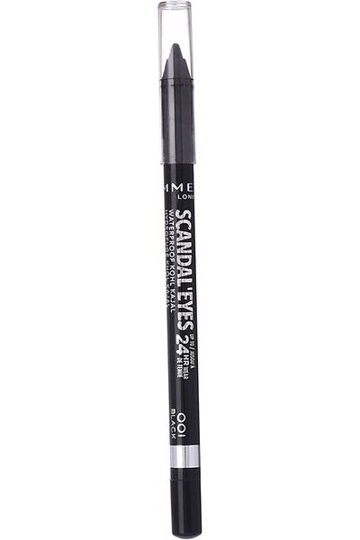 LEADING LINES Scandaleyes Kajal Waterproof Eyeliner Pencil, Black 01, Matte