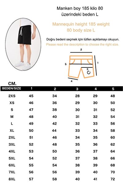 RELAXL %100 Pamuk Şile Bezi Relaxed Fit Unisex Kısa Siyah Şort