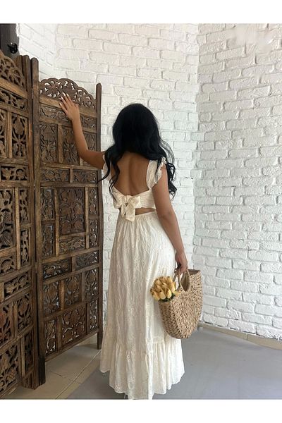 moneta boutique Γυναικείο φιόγκο με λεπτομέρεια με βολάν με βολάν
