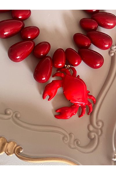 Aka Crab Brand Model Necklace