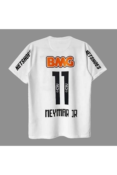 Lion Spor Neymar Jr. 2013-14 Nostalgia Season Santos Fc Retro Jersey