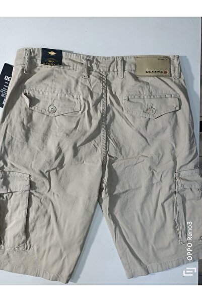 DENNYS kargo cepli pamuklu şort