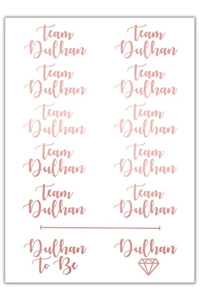 Peacock Supplies وشم مؤقت من فريق دولهان برايدل