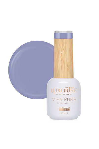 LUXORISE Oja semipermanentă Hema Free Viva Pure LUXORISE - Liliac învăluit în nori 10ml