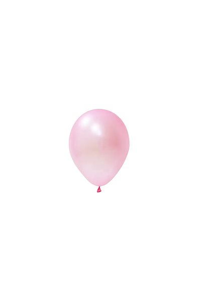 tedaks 20 Pieces 12 Inch 30 cm Metallic Pink Balloon Birthday Decoration