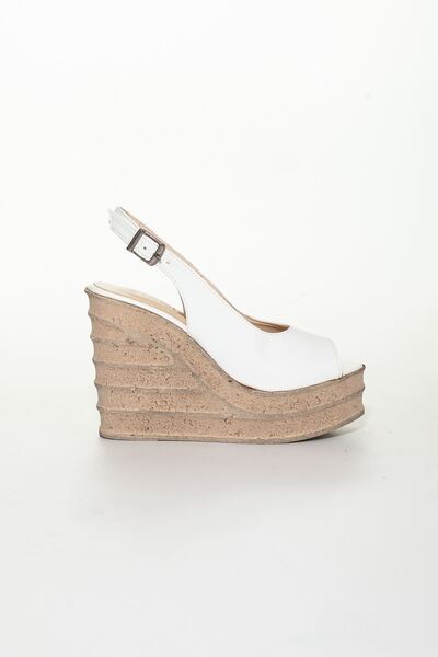 derithy -Wedge Heels Shoes-white