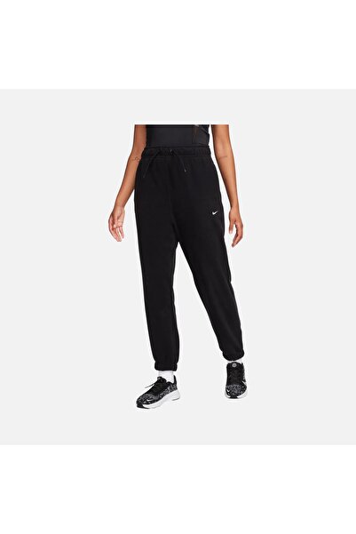 Nike Therma-Fit One-Loose Fleece Training Kadın siyah yüksel belli polarlı Eşofman Altı FB5578-010