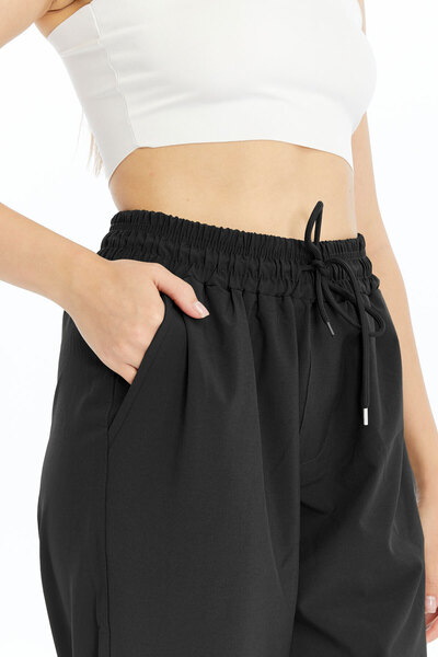 OXVİN Women's Oversize Wide Leg, Parachute Fabric, Baggy Trousers (Summer)