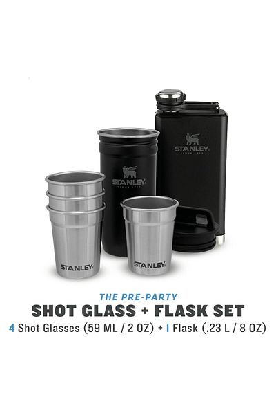 Stanley Adventure Shot Glass and Flask Set 10-01883-035